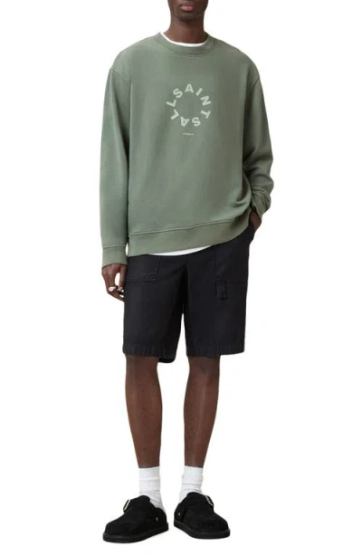 Allsaints Tierra Crewneck Graphic Sweatshirt