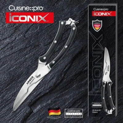 Cuisine::pro ® Iconix 9in Shears In Metallic
