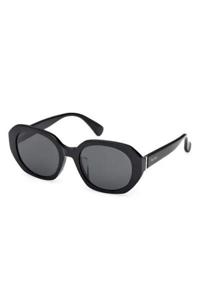 Max Mara 54mm Round Sunglasses