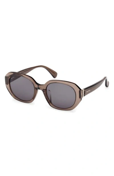 Max Mara 54mm Round Sunglasses