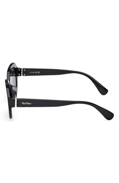 Max Mara 54mm Round Sunglasses