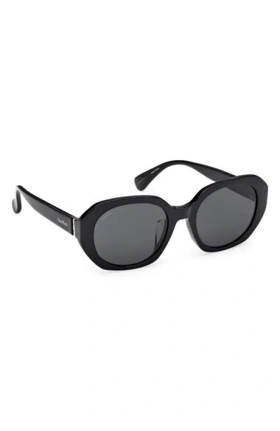 Max Mara 54mm Round Sunglasses