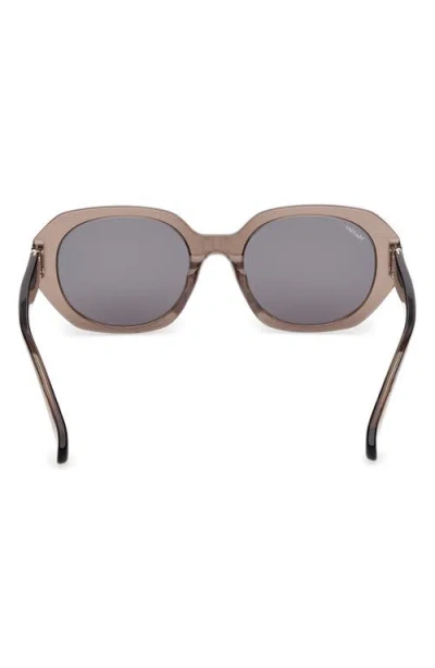 Max Mara 54mm Round Sunglasses