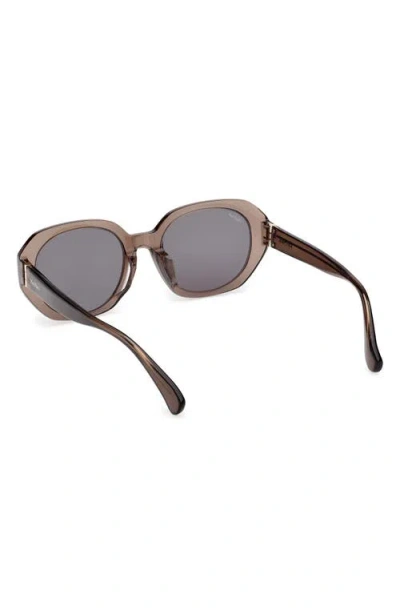 Max Mara 54mm Round Sunglasses