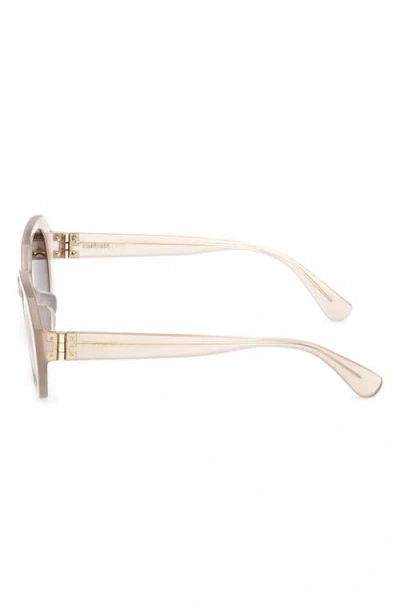 Max Mara 54mm Round Sunglasses
