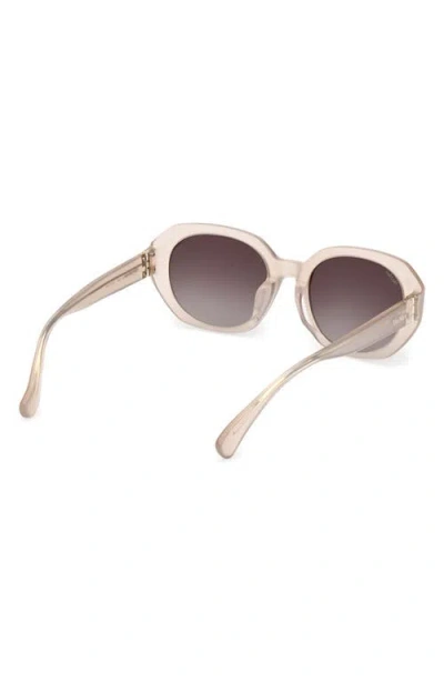 Max Mara 54mm Round Sunglasses