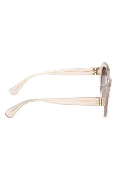 Max Mara 54mm Round Sunglasses