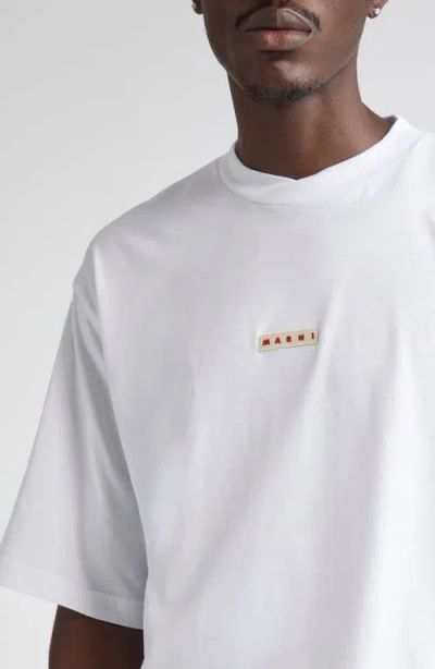 Marni Logo Tag Cotton T-shirt