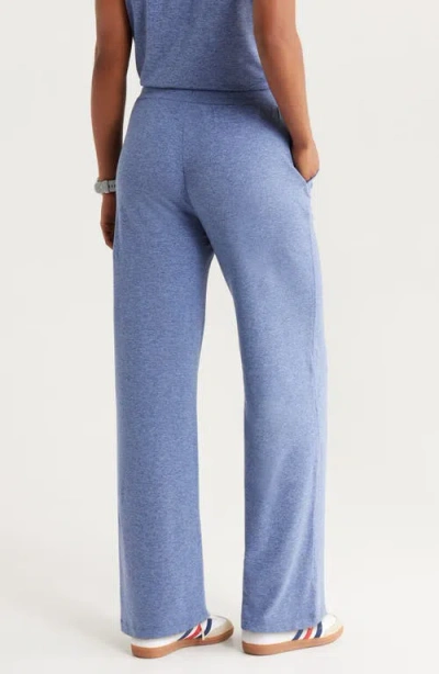 Zella Restore Soft Straight Leg Drawstring Pants In Blue