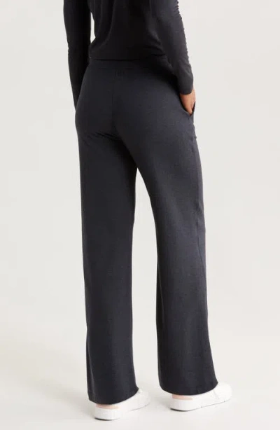 Zella Restore Soft Straight Leg Drawstring Pants In Black