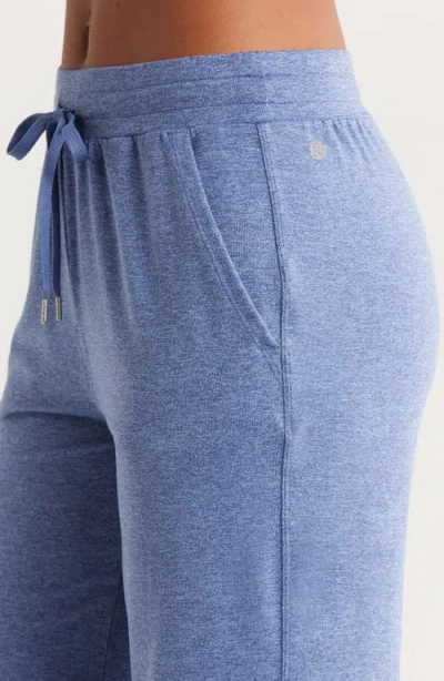 Zella Restore Soft Straight Leg Drawstring Pants In Blue