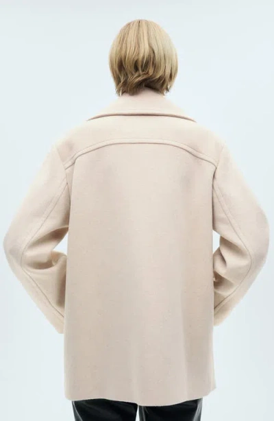Mango Short Double Breasted Trench Coat