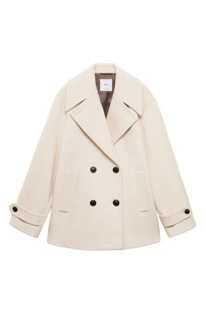 Mango Short Double Breasted Trench Coat