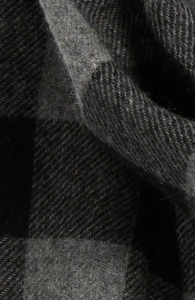Vince Buffalo Check Cashmere Scarf