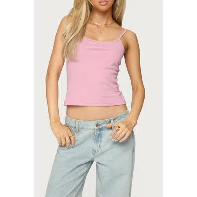 Edikted Deanna Stretch Cotton Crop Camisole