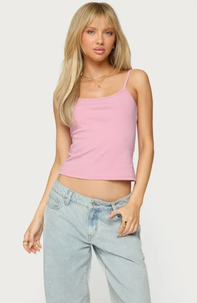 Edikted Deanna Stretch Cotton Crop Camisole