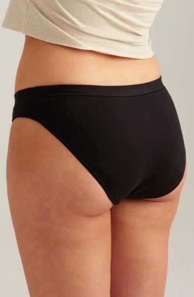Saalt Period & Leakproof Regular Absorbency Comfort Bikini In Black