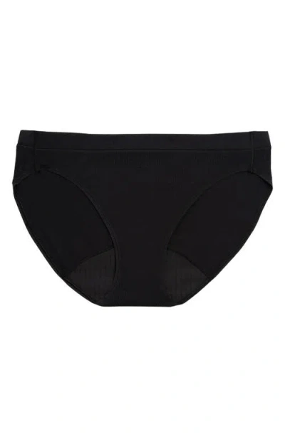 Saalt Period & Leakproof Regular Absorbency Comfort Bikini In Black
