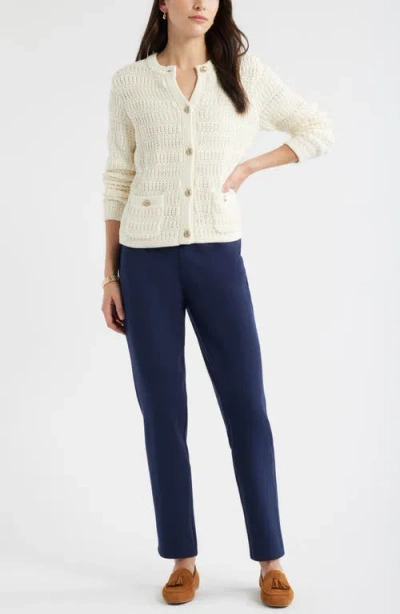 Caslonr Caslon(r) Pull-on Stretch Ponte Cigarette Pants
