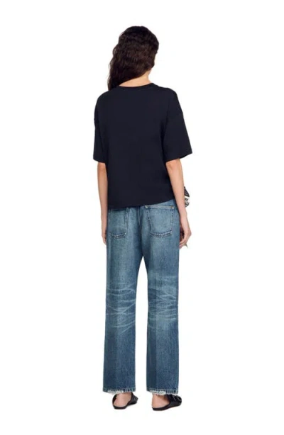 Sandro Floral Motif T-shirt