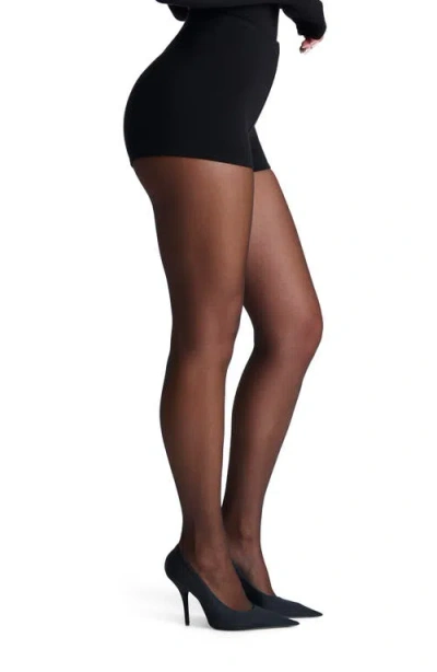 Naked Wardrobe High Waist Hot Shorts In Black