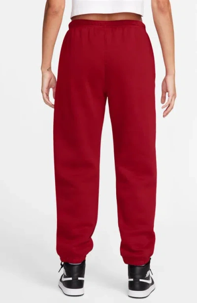 Jordan Brooklyn Fleece Sweatpants In Red