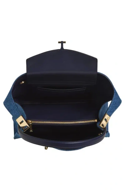Ferragamo Small Hug Denim Shoulder Bag