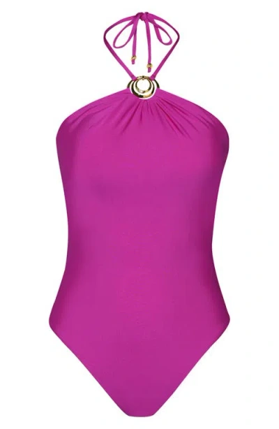 Sunshine 79 Gypset Halter One-piece Swimsuit