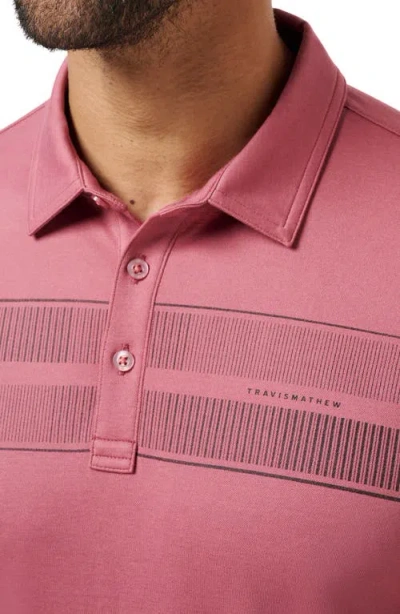 Travismathew Family Trip Polo In Purple
