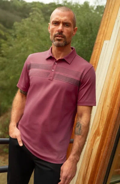 Travismathew Family Trip Polo In Purple