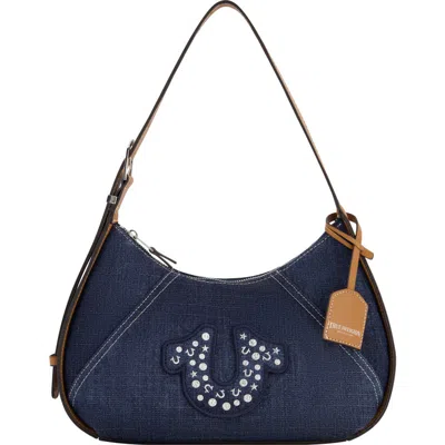 True Religion Strudded Logo Denim Hobo