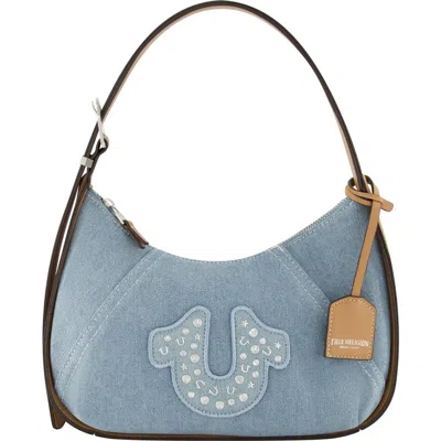True Religion Strudded Logo Denim Hobo