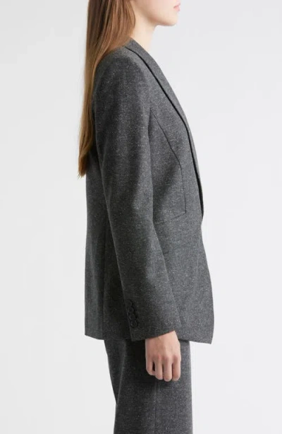 Hugo Boss Boss Jarinah Asymmetric Wool Blend Blazer