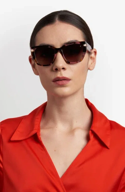 Stuart Weitzman 53mm Gradient Cat Eye Sunglasses