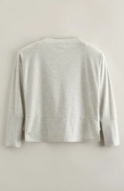 Zella Girl Kids' Long Sleeve T-shirt In Gray