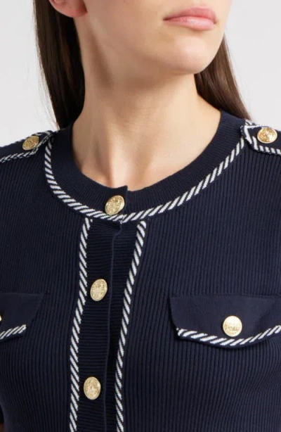 Zoe And Claire Short Sleeve Button-up Top