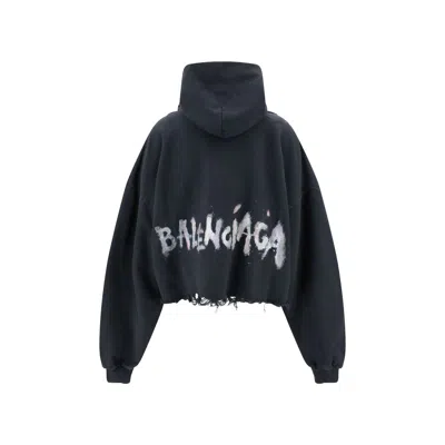 Balenciaga Cropped Women's Hoodie