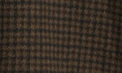Bcbg Houndstooth Double Face Belted Coat In Brown