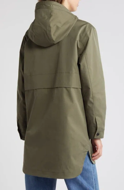 Sam Edelman Hooded Jacket In Green