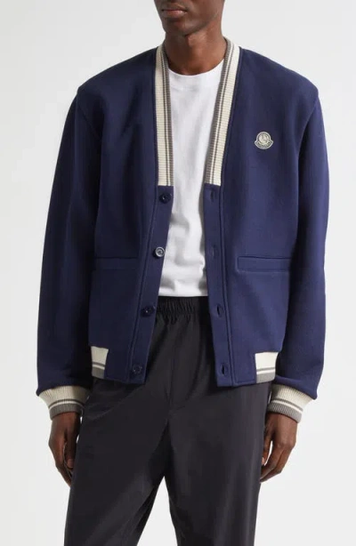Moncler Genius Moncler X Mercedes-benz Padded Cardigan By Nigo In Blue