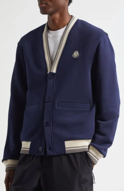 Moncler Genius Moncler X Mercedes-benz Padded Cardigan By Nigo In Blue