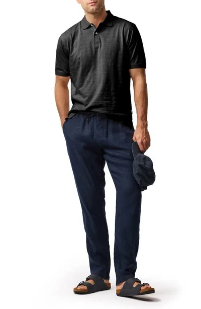 Rodd & Gunn Evans Bay Polo In Black