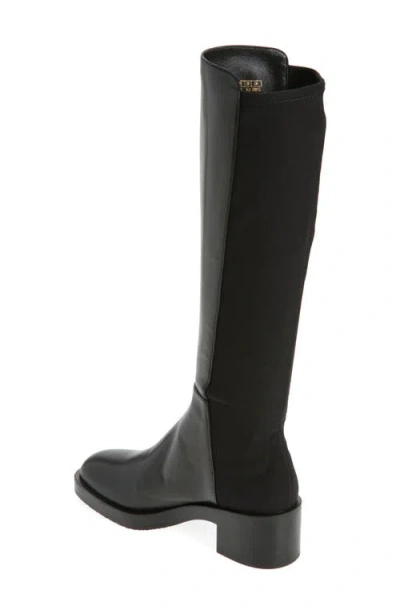 Stuart Weitzman Effortless Stretch Back Boot In Black
