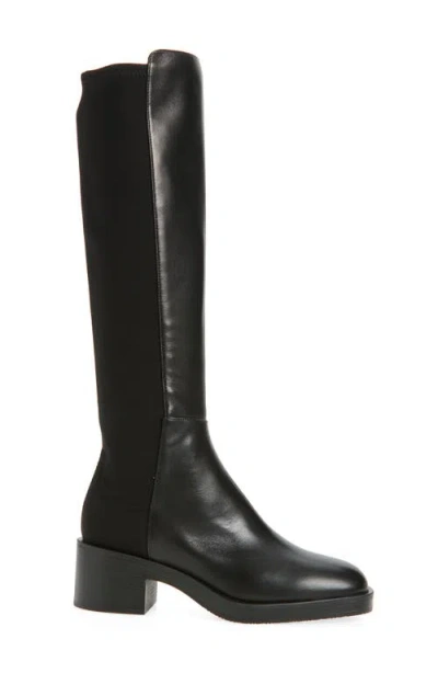 Stuart Weitzman Effortless Stretch Back Boot In Black