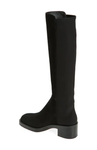 Stuart Weitzman Effortless Stretch Back Boot In Black