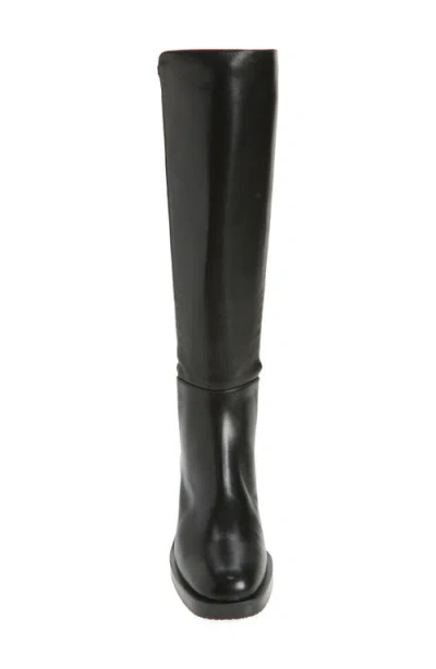 Stuart Weitzman Effortless Stretch Back Boot In Black