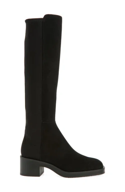 Stuart Weitzman Effortless Stretch Back Boot In Black