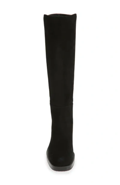 Stuart Weitzman Effortless Stretch Back Boot In Black