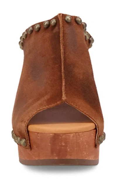 Dingo Womens Echo Heeled Sandals In Brown