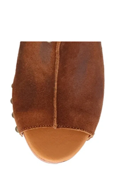 Dingo Womens Echo Heeled Sandals In Brown